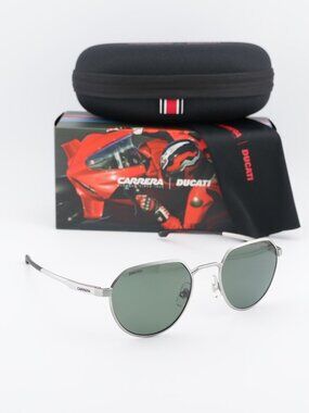 Carrera Ducati CARDUC 036/S 0CTL UC Geometric Sunglasses - Palladium / Grey